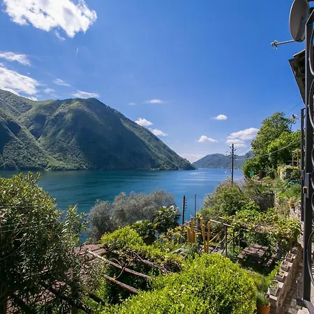 شقة Magic Gandria Lake-view Terrace - Happy *